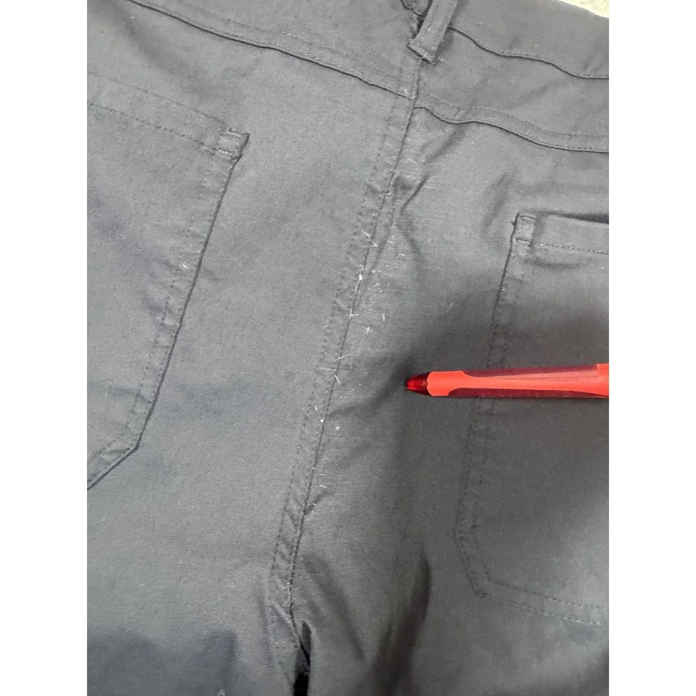 Weatherproof Vintage Regular Fit Utility Pants 38x30 Navy Blue Nylon Stretch